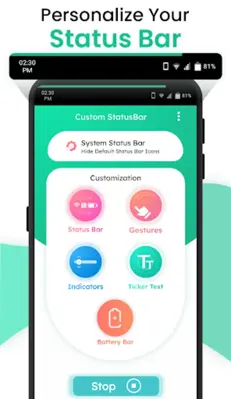 Statusbar Icon Hider Customize android App screenshot 8